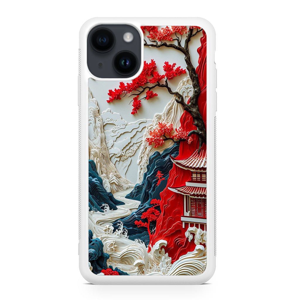 Whispers of the Crimson Zen iPhone 14 / 14 Plus Case