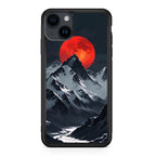 Crimson Eclipse The Mountain iPhone 15 / 15 Plus Case