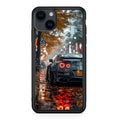 Neon Drift Autumn Streets iPhone 15 / 15 Plus Case