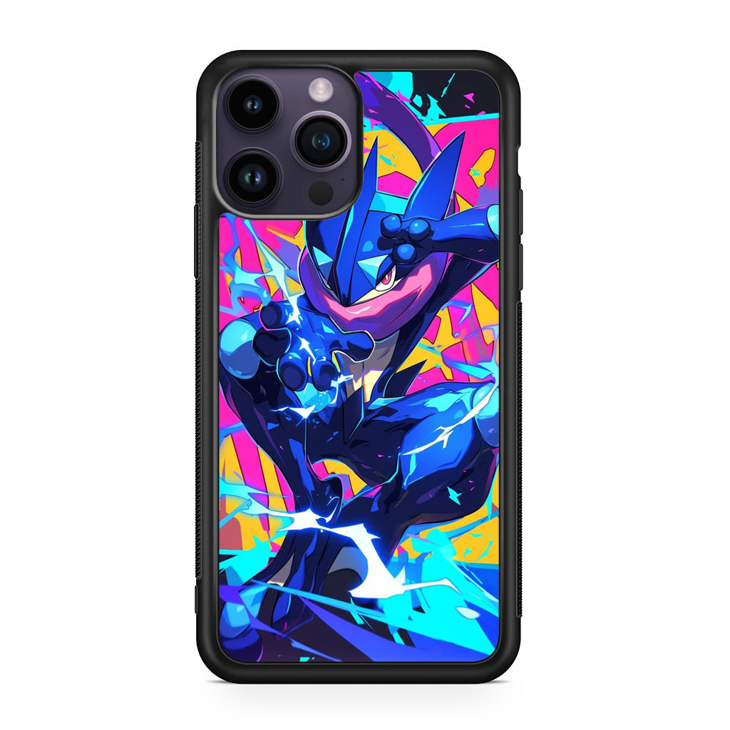 Greninja Aqua Blast iPhone 15 Pro / 15 Pro Max Case