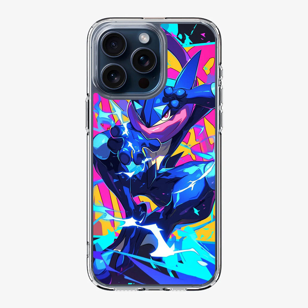 Greninja Aqua Blast iPhone 15 Pro / 15 Pro Max Case