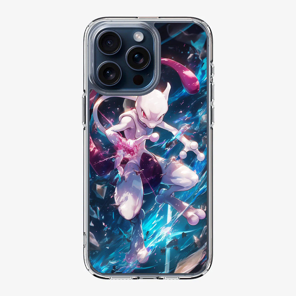 Mewtwo Genesis of Power iPhone 15 Pro / 15 Pro Max Case