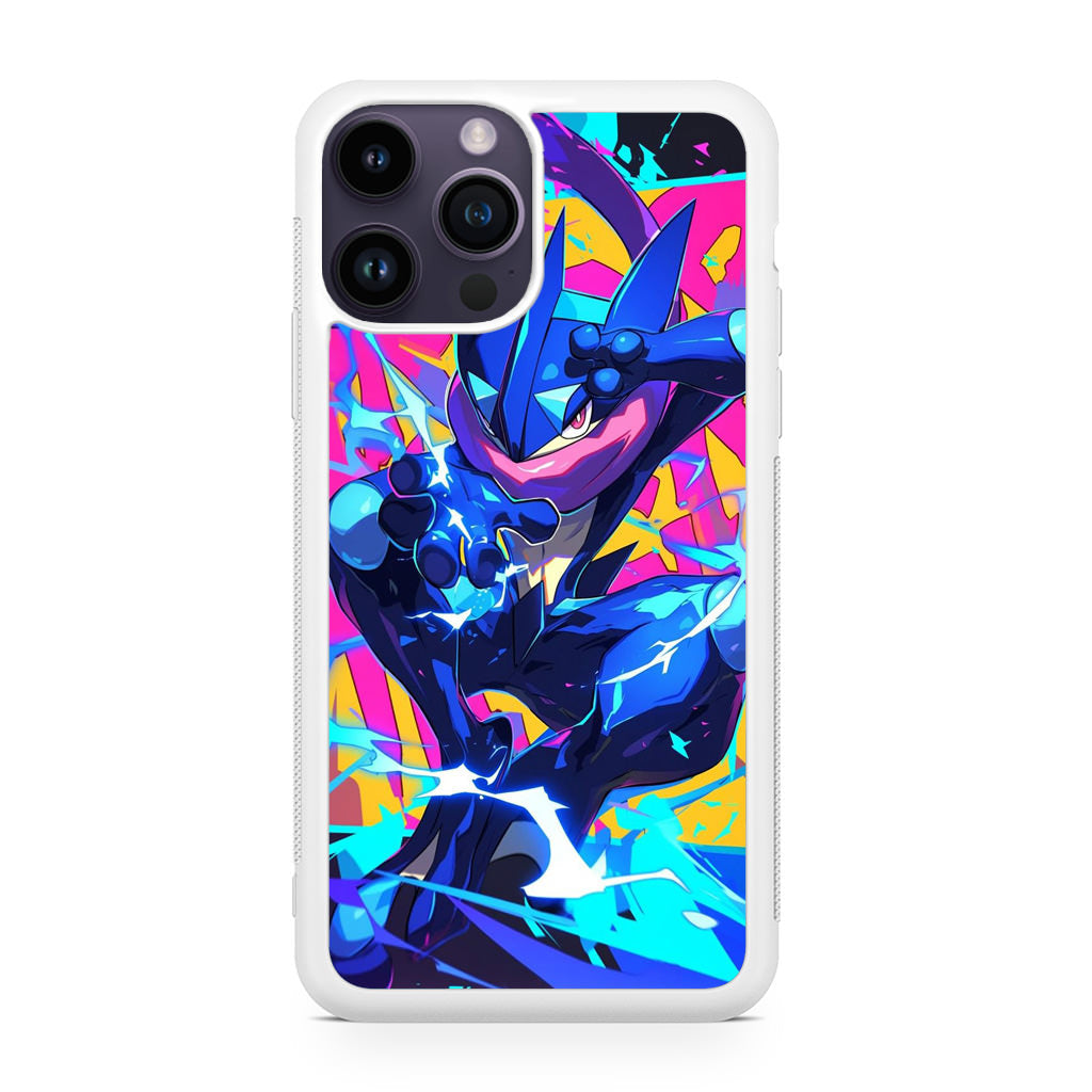 Greninja Aqua Blast iPhone 15 Pro / 15 Pro Max Case