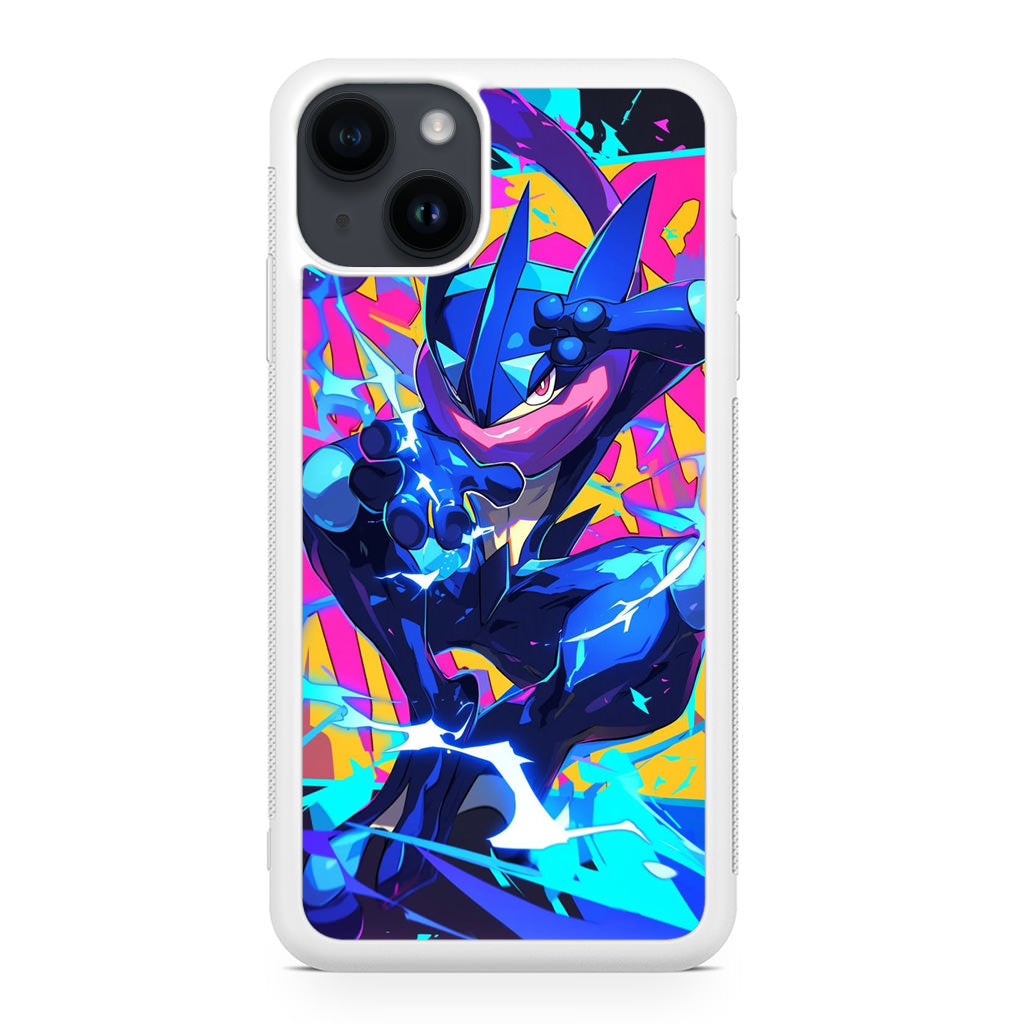 Greninja Aqua Blast iPhone 15 / 15 Plus Case