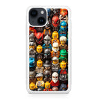 Mini Figures Heroes Assemble iPhone 15 / 15 Plus Case