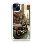 Motorcycle In Tokyo Streets iPhone 15 / 15 Plus Case