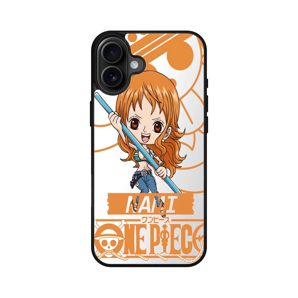 Chibi Nami iPhone 16 / 16 Plus Case