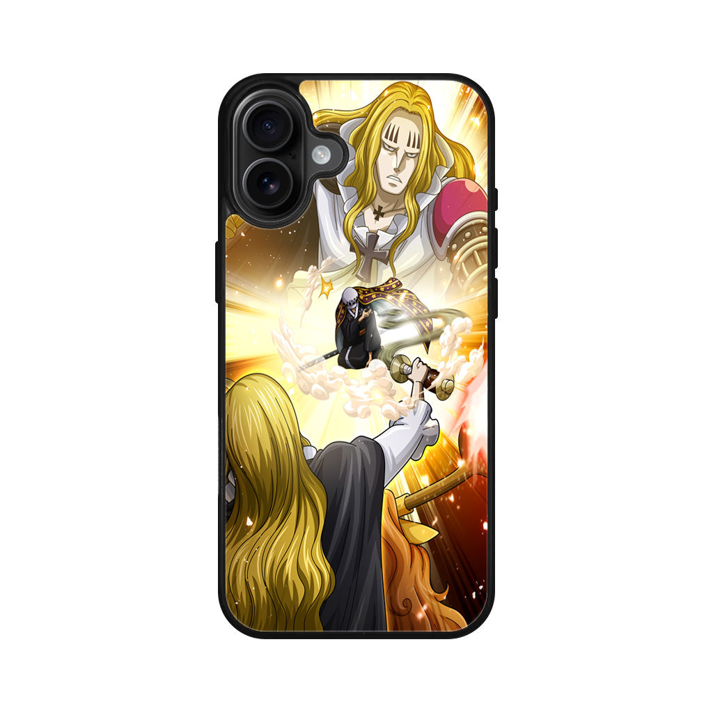 Hawkins Attacks Trafalgar Law iPhone 16 / 16 Plus Case