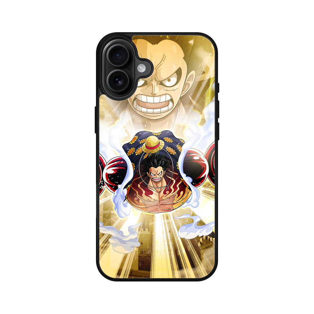 Luffy Flying Bounce Man iPhone 16 / 16 Plus Case