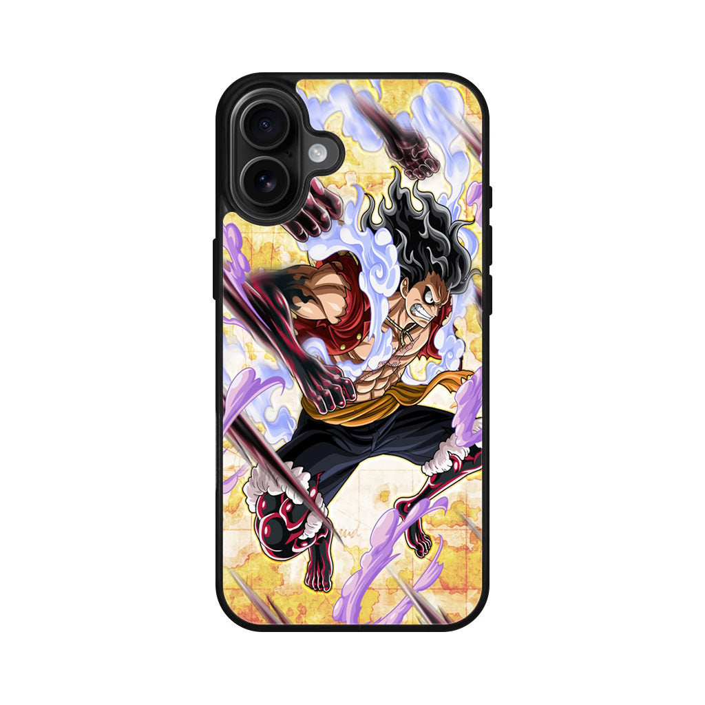 Luffy Gomu Gomu No Black Mamba iPhone 16 / 16 Plus Case