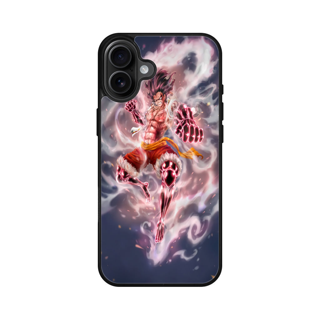 Luffy Snake Man Aura iPhone 16 / 16 Plus Case