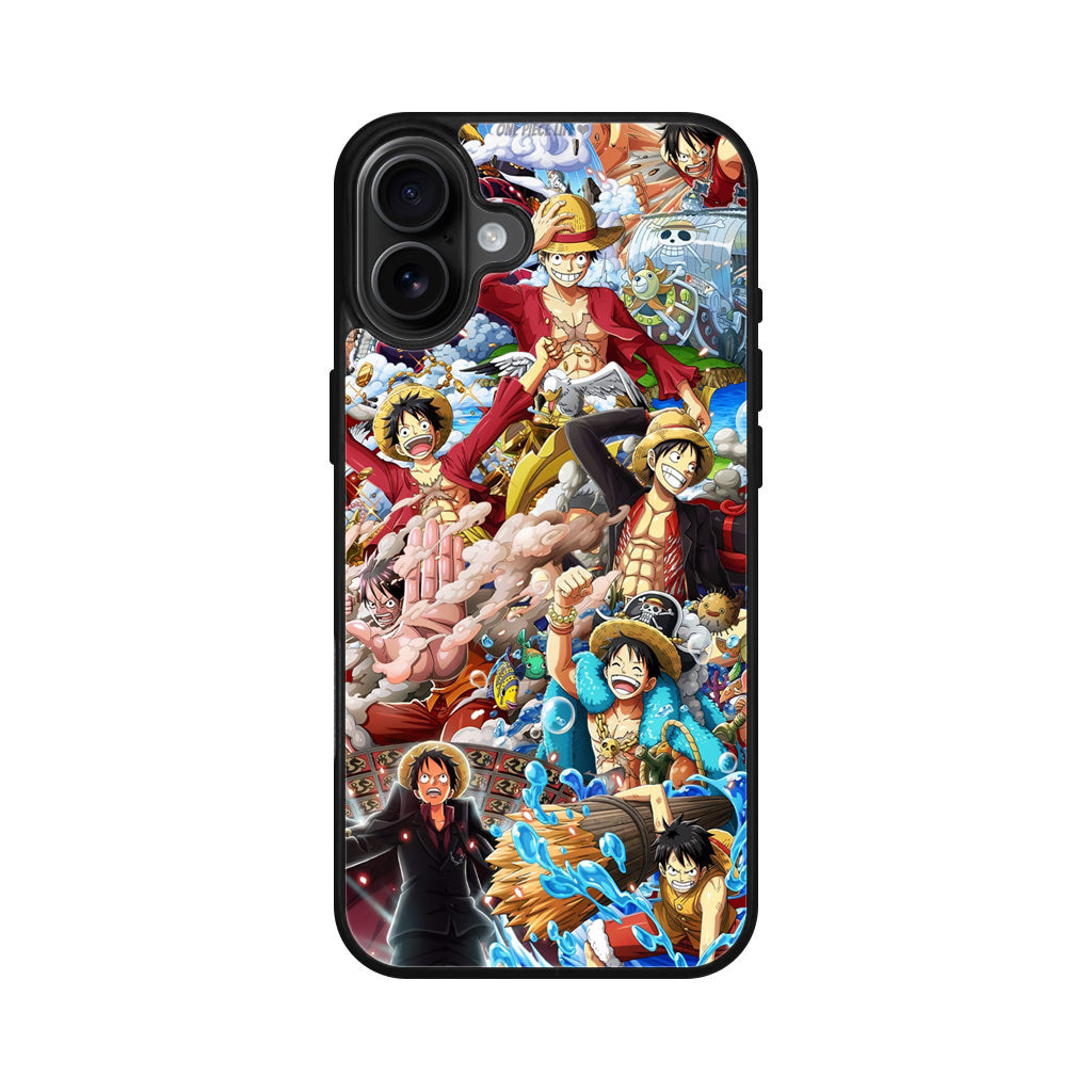 Monkey D Luffy Collections iPhone 16 / 16 Plus Case