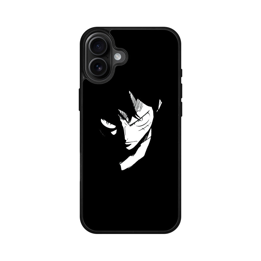 Monkey D Luffy Silhouette iPhone 16 / 16 Plus Case