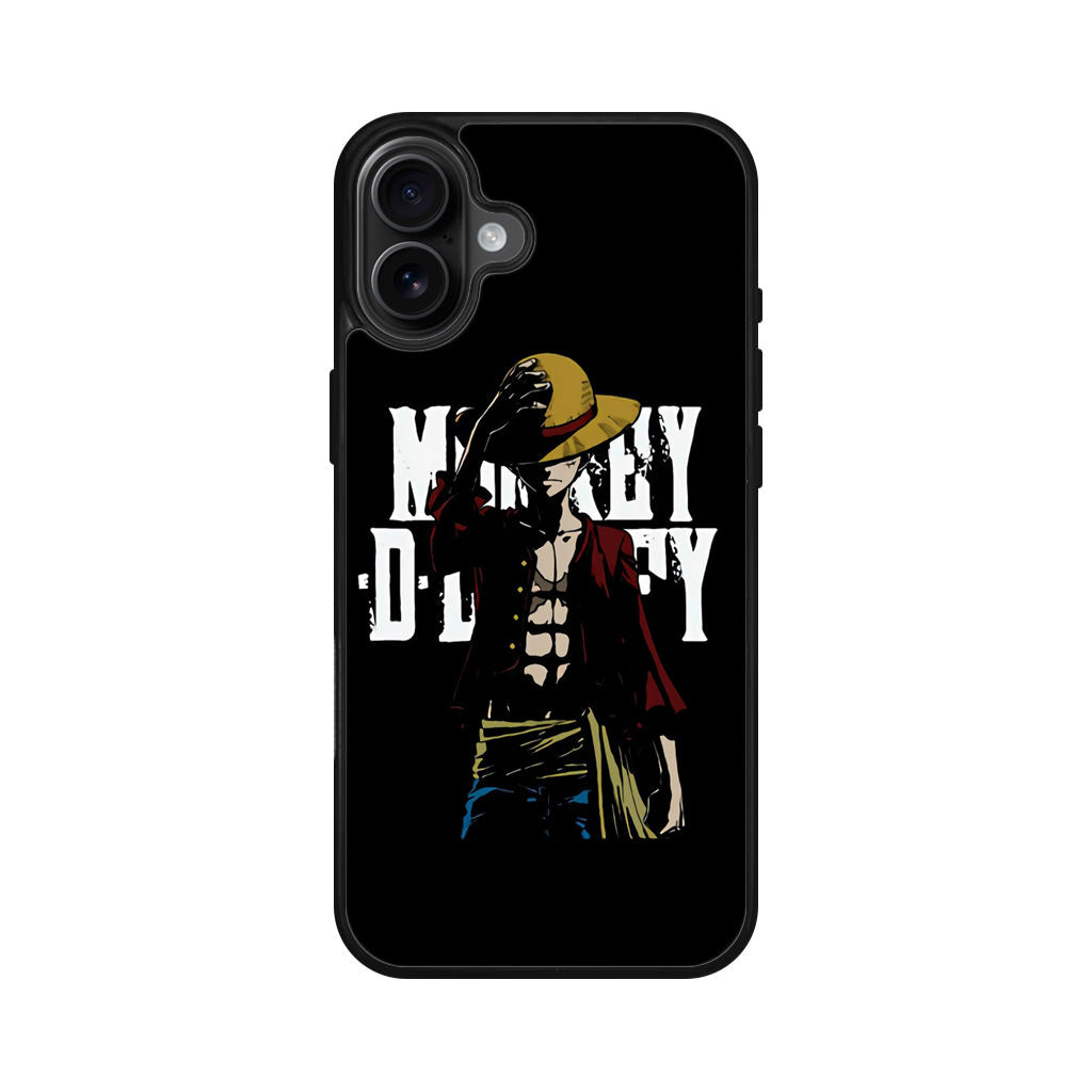 Monkey D Luffy Straw Hat iPhone 16 / 16 Plus Case