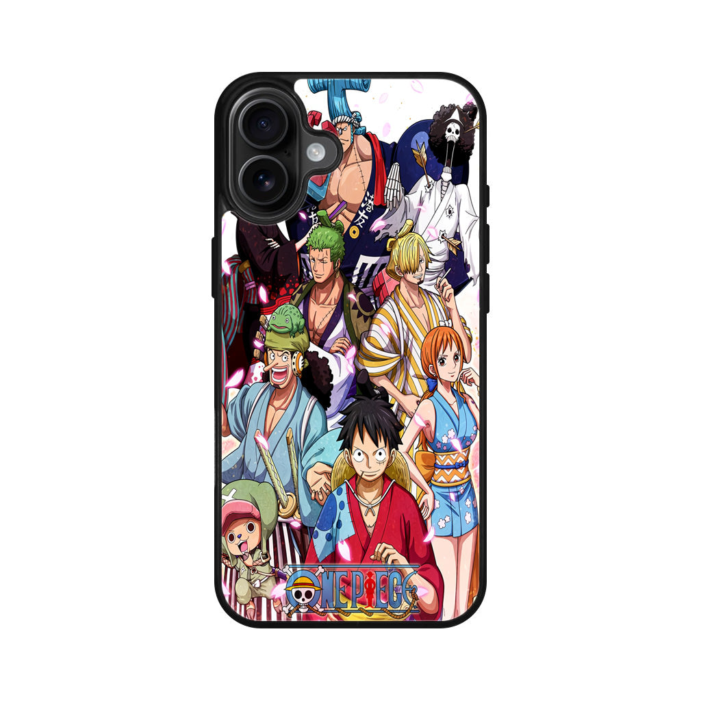 Mugiwara Crew Wano iPhone 16 / 16 Plus Case