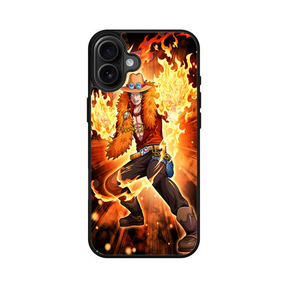 Portgas D Ace Fire Power iPhone 16 / 16 Plus Case