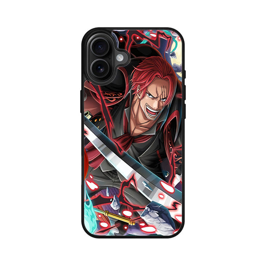 Red Hair Shanks iPhone 16 / 16 Plus Case