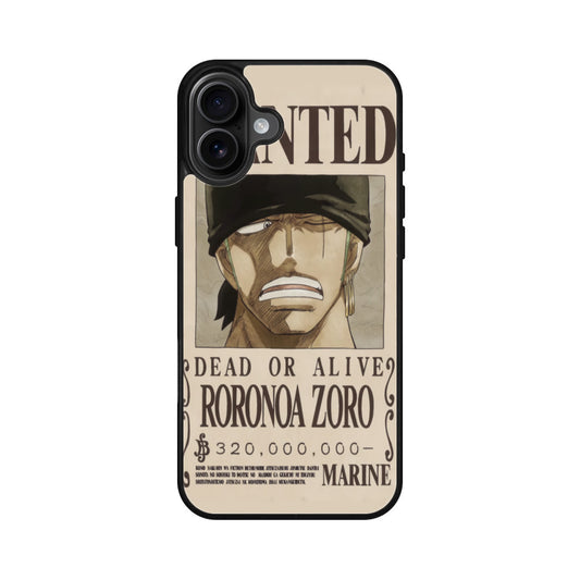 Roronoa Zoro Bounty iPhone 16 / 16 Plus Case