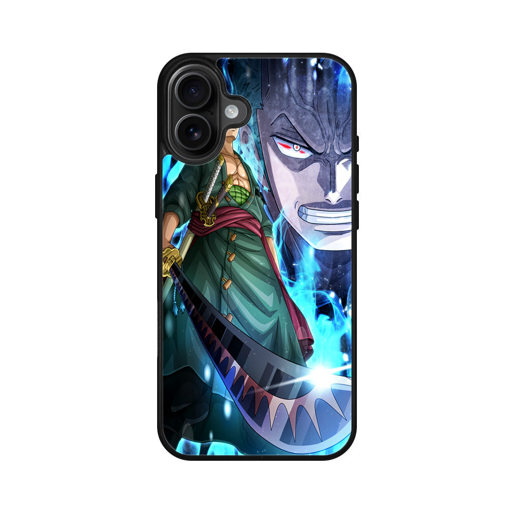 Roronoa Zoro Shusui Sword iPhone 16 / 16 Plus Case