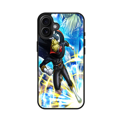 Sanji In Stealth Black Suit iPhone 16 / 16 Plus Case