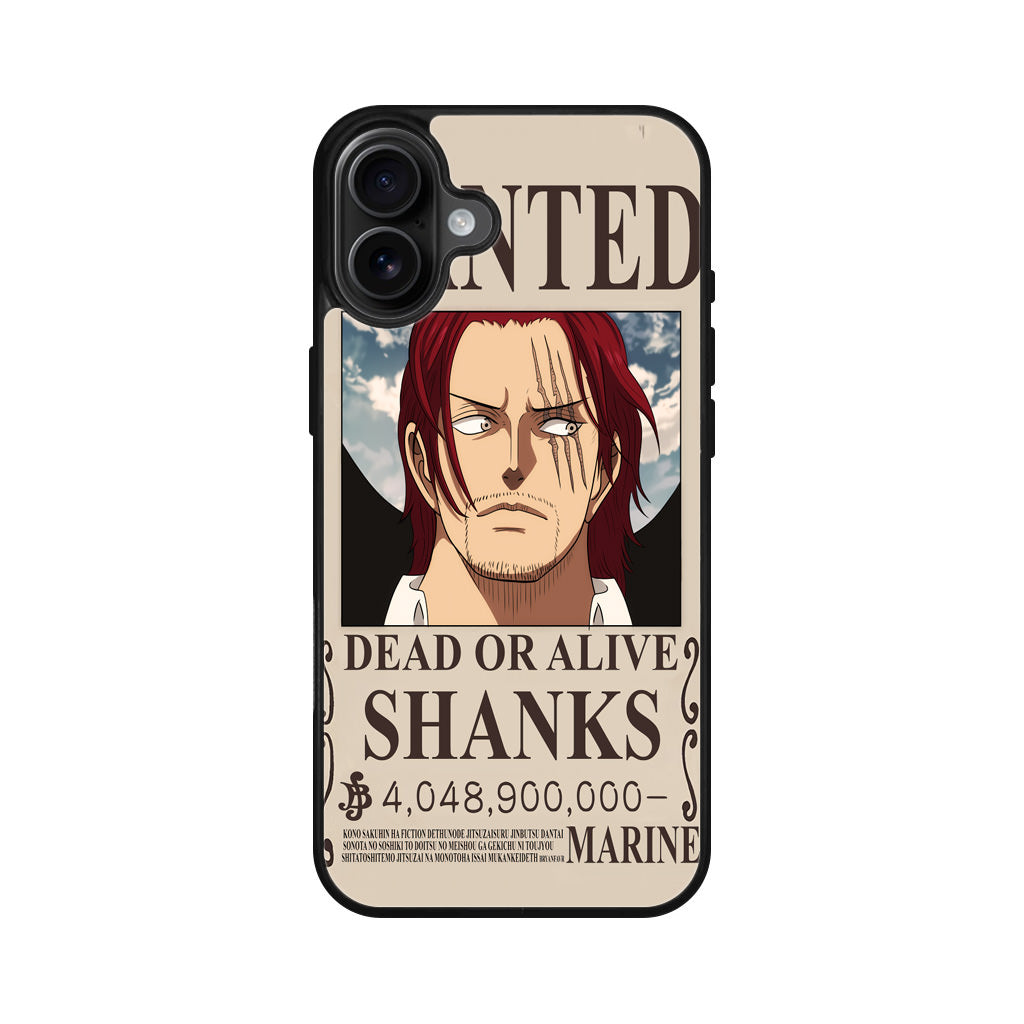 Shanks Bounty iPhone 16 / 16 Plus Case