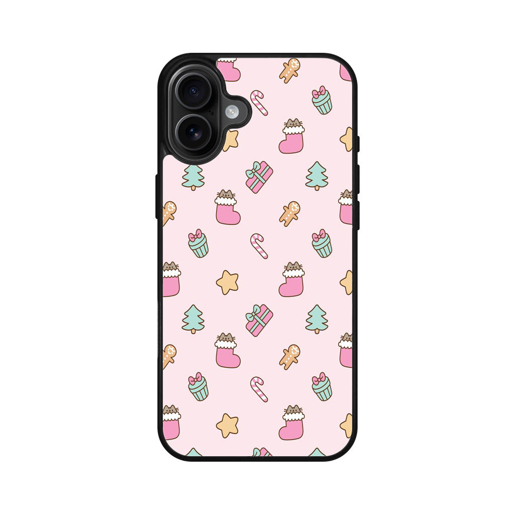 About Chrismas Pattern iPhone 16 / 16 Plus Case