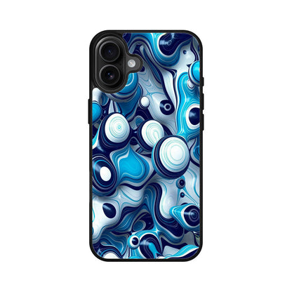 Abstract Art All Blue iPhone 16 / 16 Plus Case