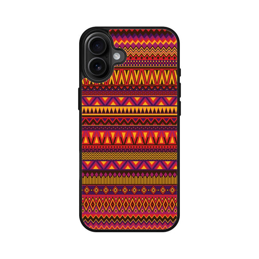 African Aztec Pattern iPhone 16 / 16 Plus Case