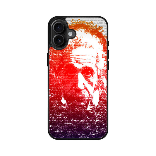 Albert Einstein Art iPhone 16 / 16 Plus Case