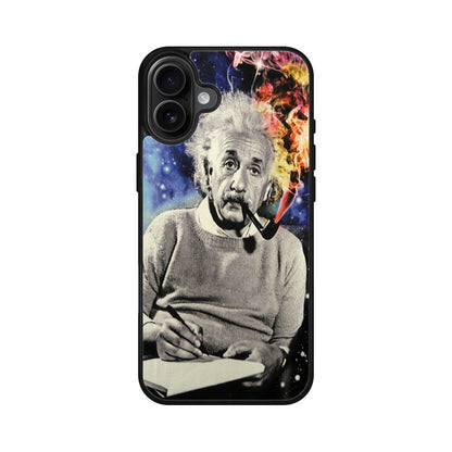 Albert Einstein Smoking iPhone 16 / 16 Plus Case