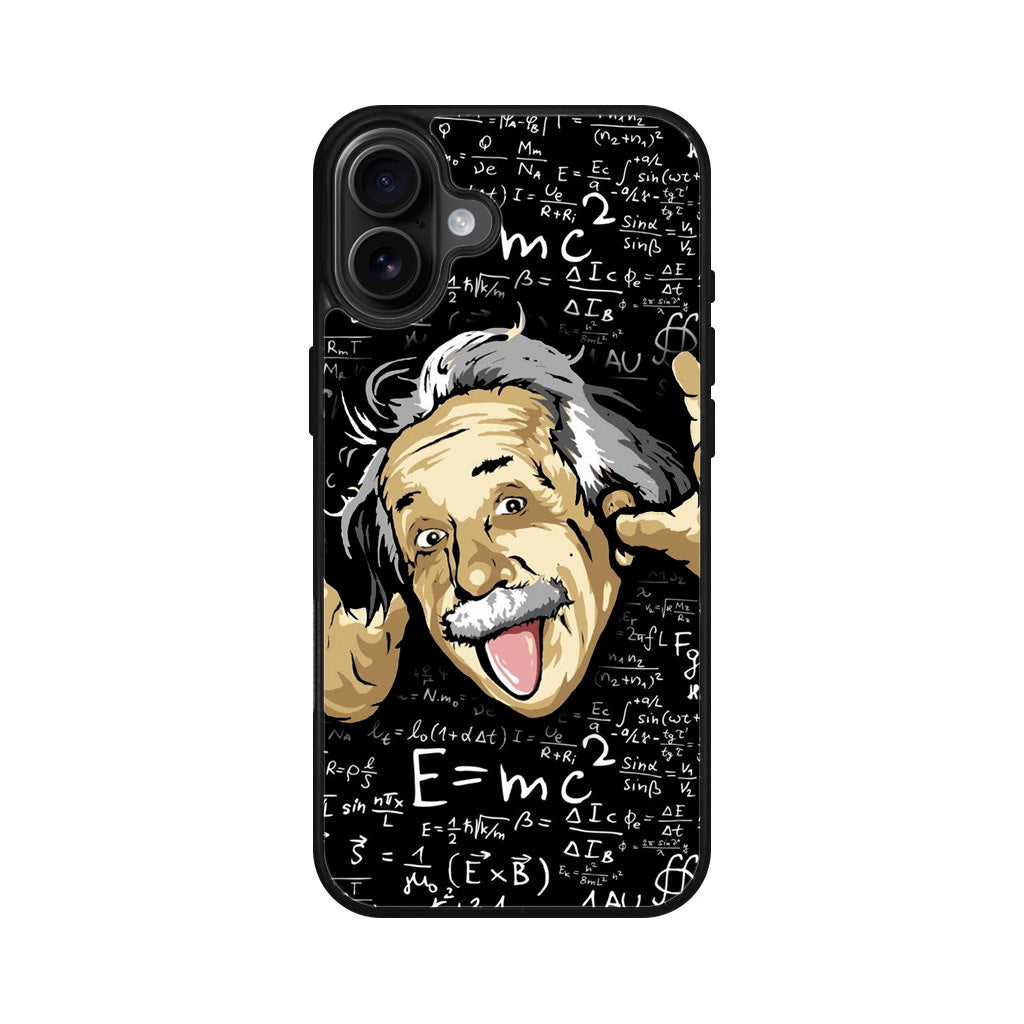 Albert Einstein's Formula iPhone 16 / 16 Plus Case