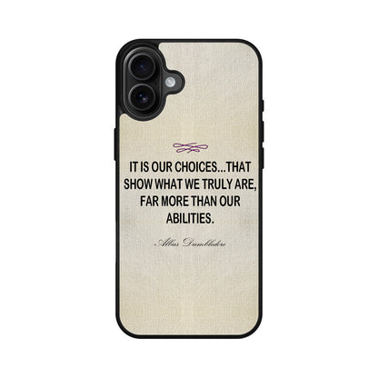 Albus Dumbledore Quote iPhone 16 / 16 Plus Case