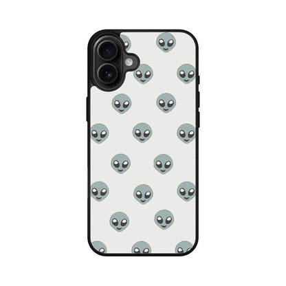 Aliens Pattern iPhone 16 / 16 Plus Case