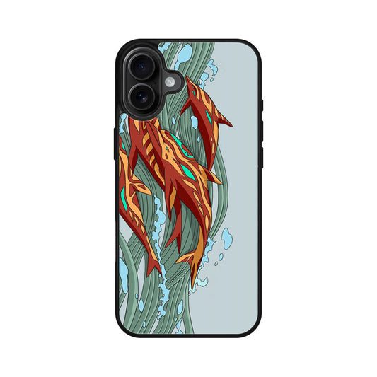 Aquamarine Revenge iPhone 16 / 16 Plus Case