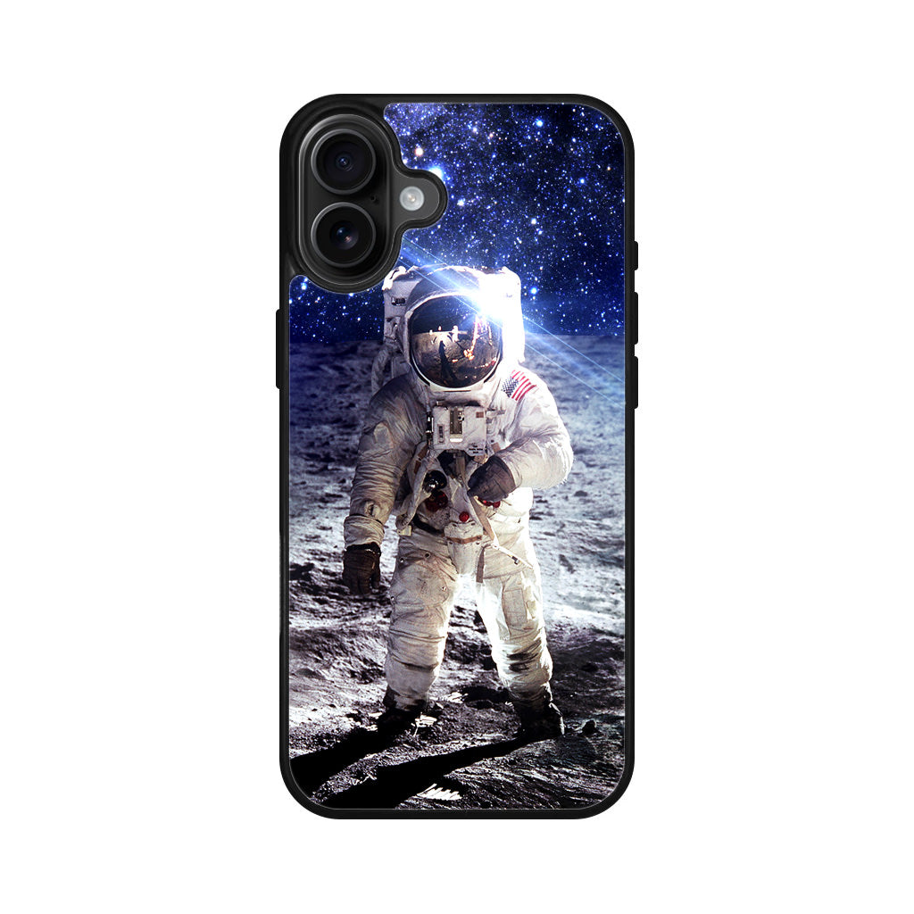 Astronaut Space Moon iPhone 16 / 16 Plus Case