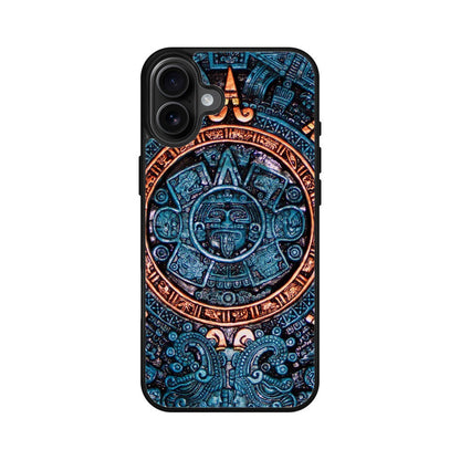 Aztec Calendar iPhone 16 / 16 Plus Case