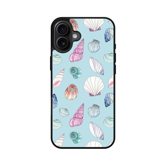 Beach Shells Pattern iPhone 16 / 16 Plus Case