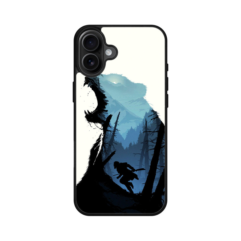 Bear Hunter Art iPhone 16 / 16 Plus Case