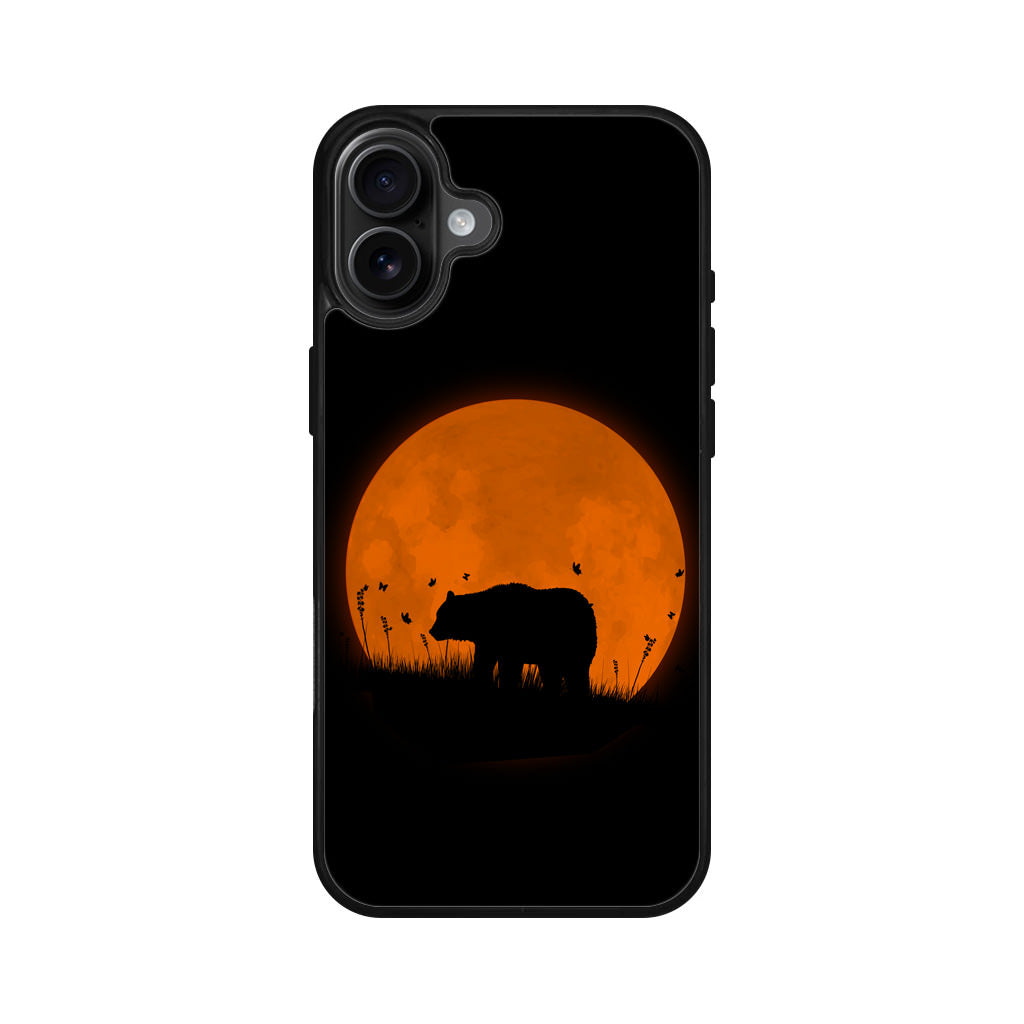 Bear Silhouette iPhone 16 / 16 Plus Case