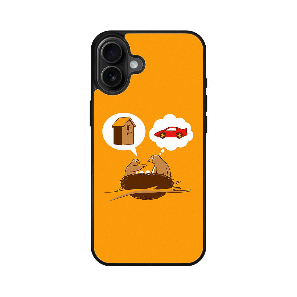 Bird Life Priorities iPhone 16 / 16 Plus Case