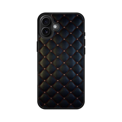 Black Royal Pattern iPhone 16 / 16 Plus Case