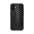 Black Snake Skin Texture iPhone 16 / 16 Plus Case