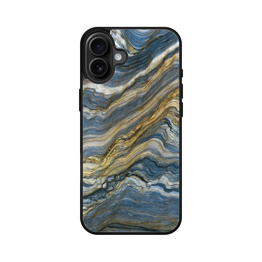 Blue Wave Marble iPhone 16 / 16 Plus Case