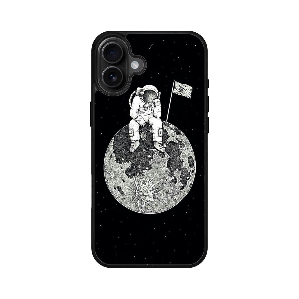 Bored Astronaut iPhone 16 / 16 Plus Case