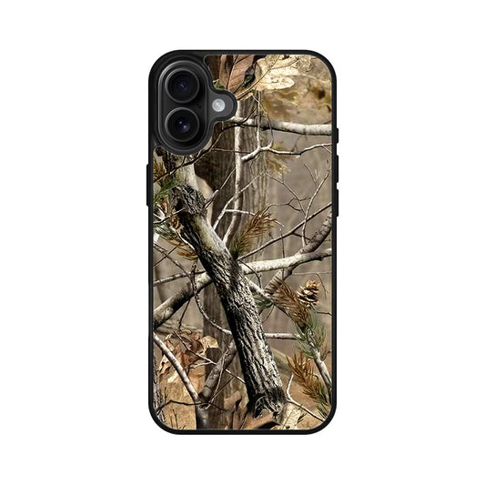 Camoflage Real Tree iPhone 16 / 16 Plus Case