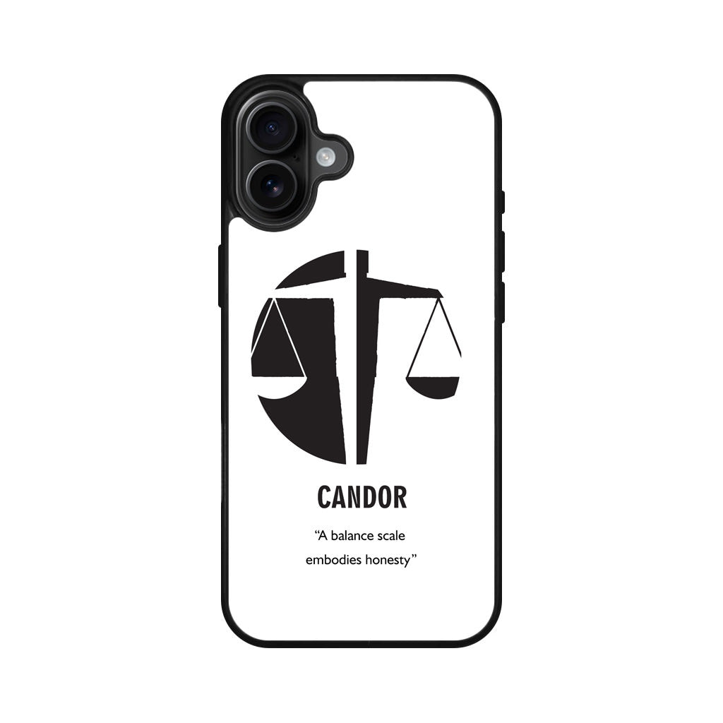 Candor Divergent Faction iPhone 16 / 16 Plus Case