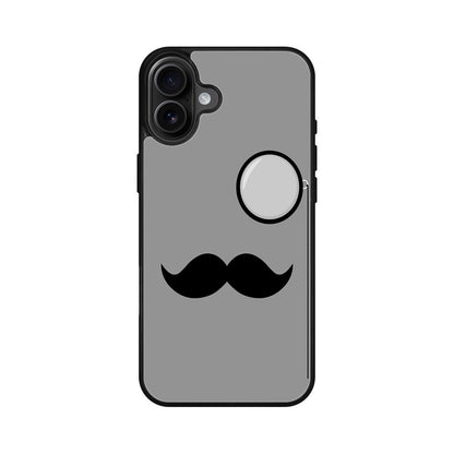 Classy Mustache iPhone 16 / 16 Plus Case