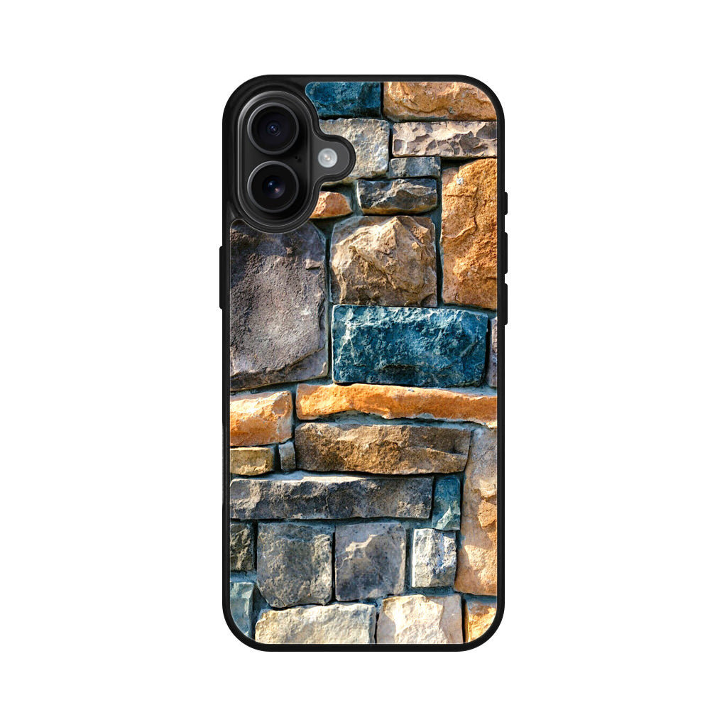 Colored Stone Piles iPhone 16 / 16 Plus Case