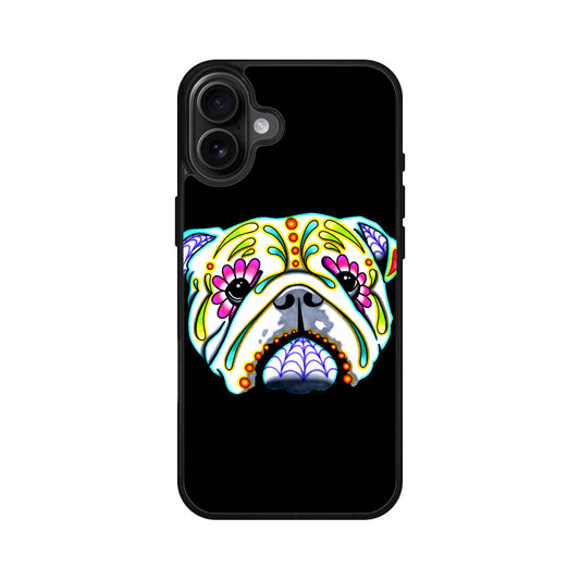 Colorful Bulldog Art iPhone 16 / 16 Plus Case