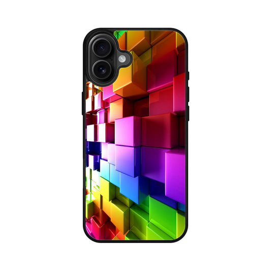 Colorful Cubes iPhone 16 / 16 Plus Case